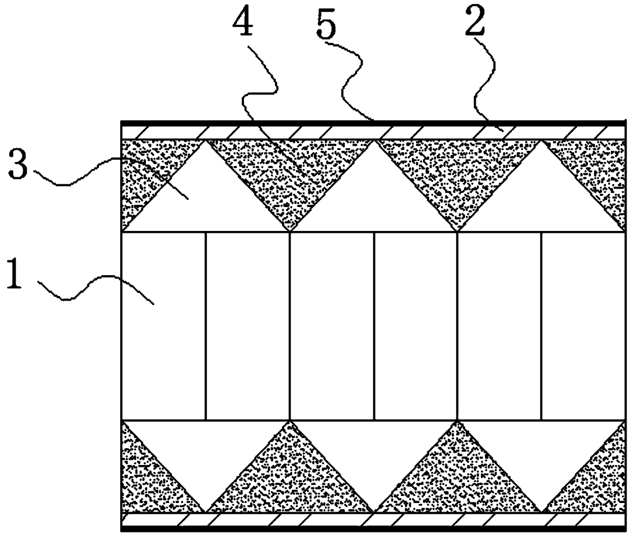 Honeycomb cardboard for packaging