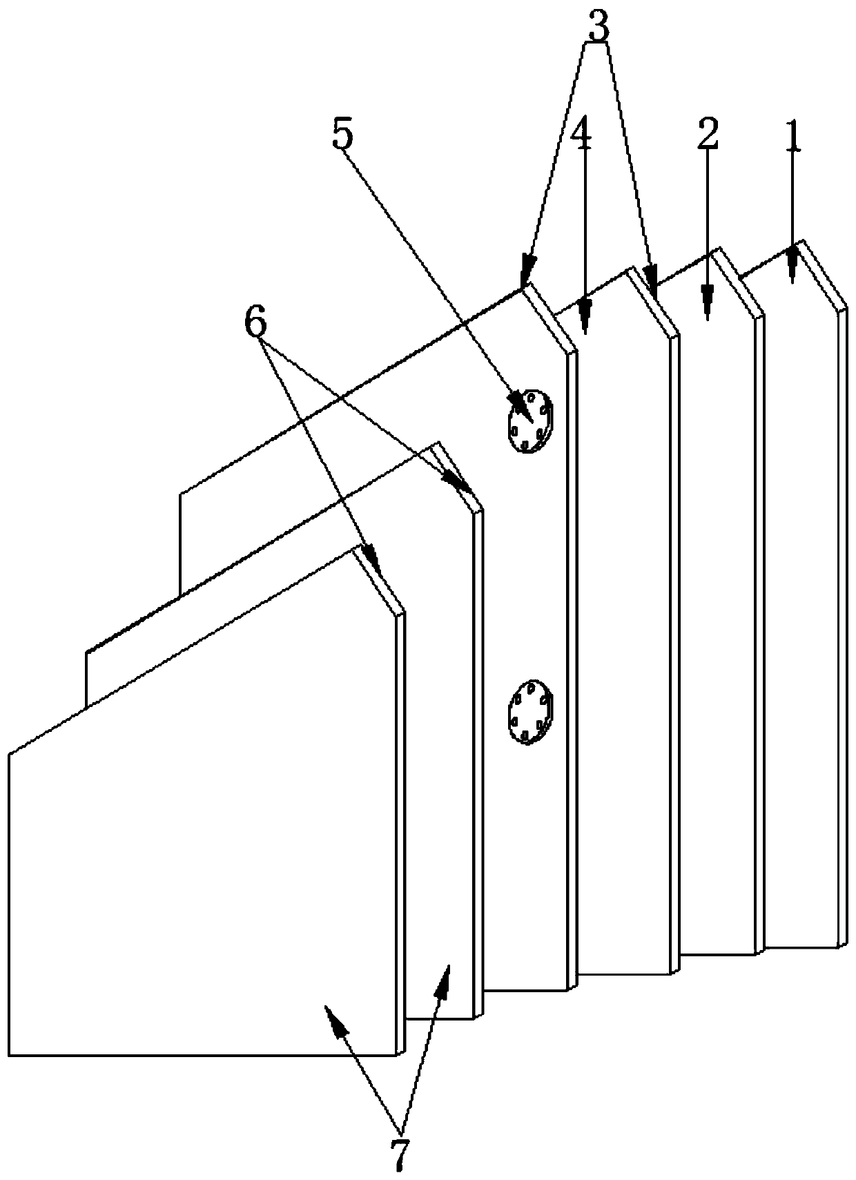 Preparation method of rock wool board heat-insulation system for curtain wall