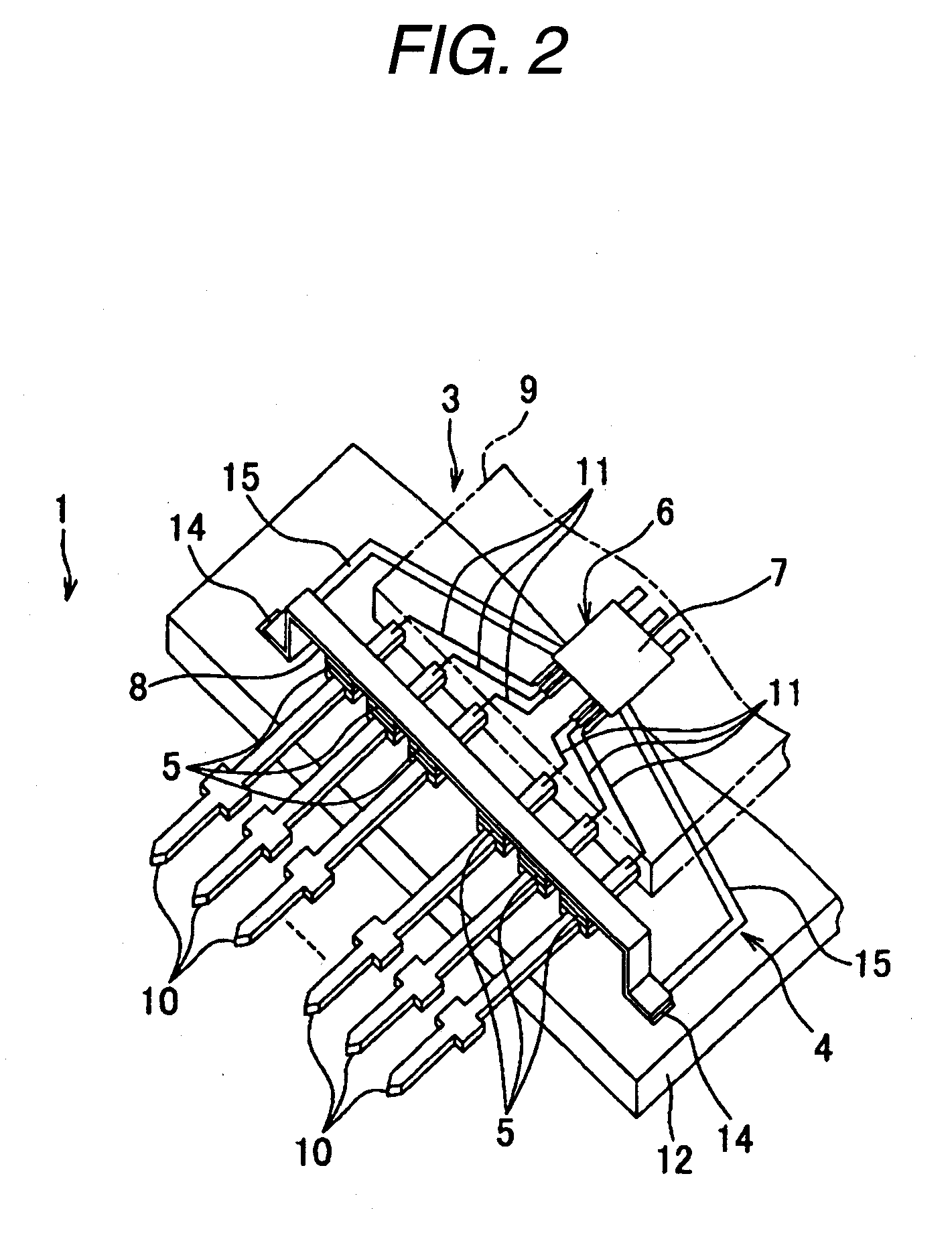 Unit with built-in control circuit