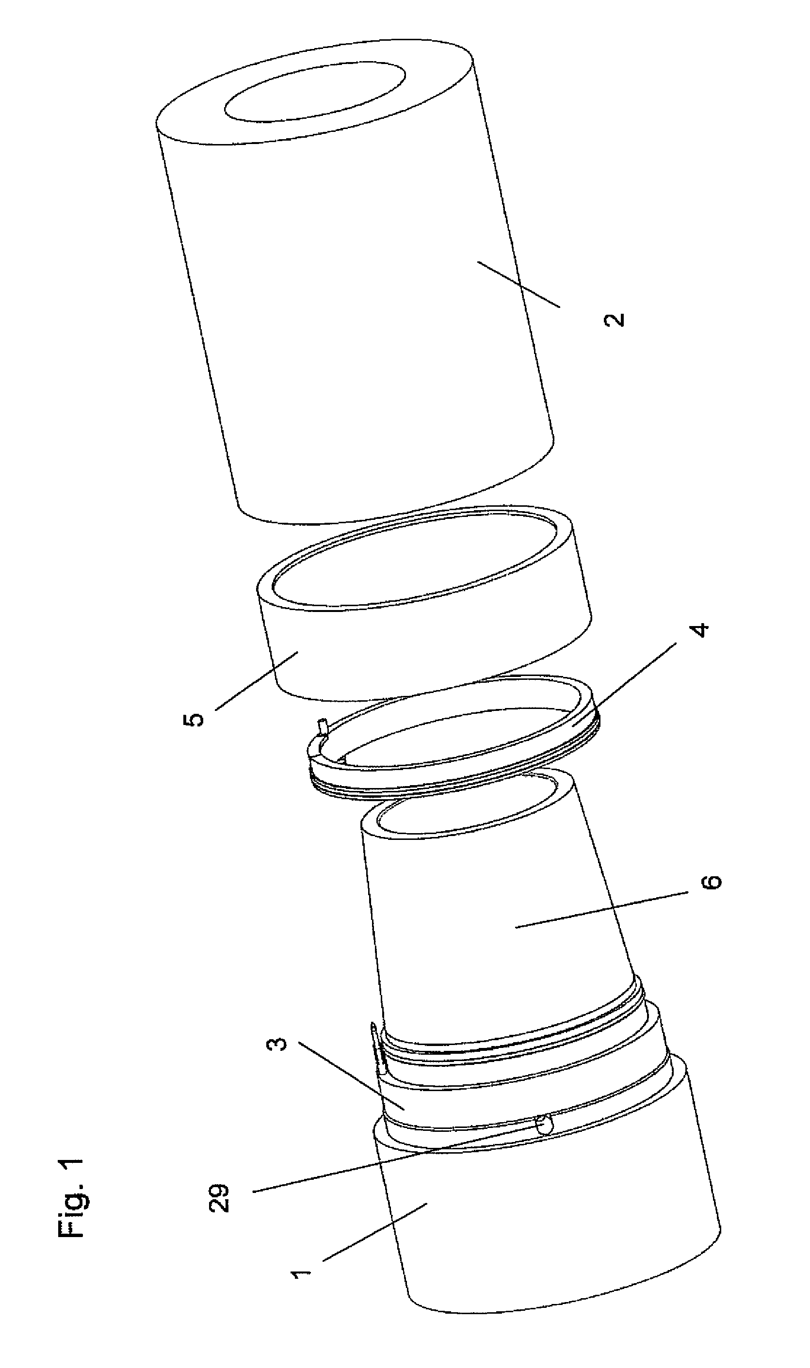 Device for connecting electrical lines for boring and production installations