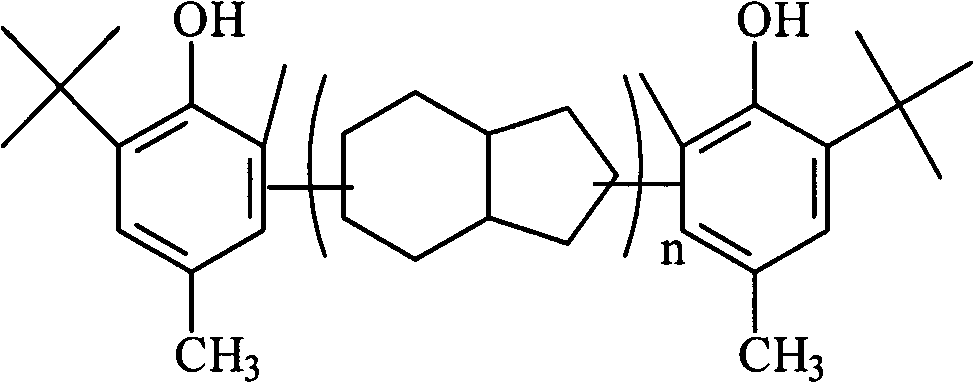 Preparation method for polymerization-type asymmetric hindered phenol anti-oxidant resins