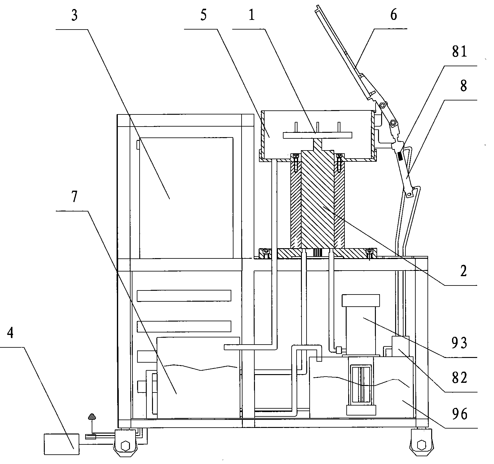 Recovery unit of gear surface processing auxiliary oil