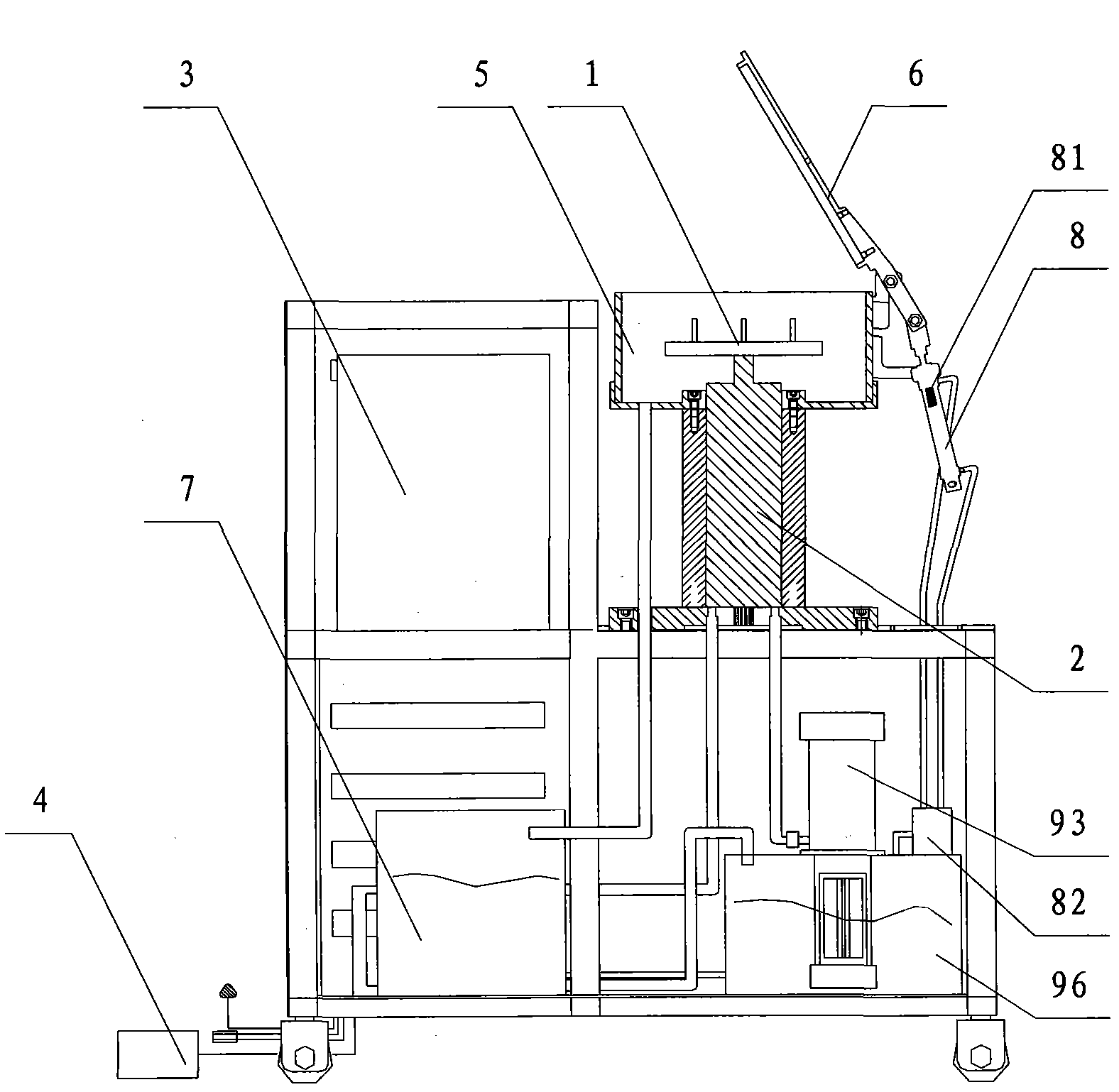 Recovery unit of gear surface processing auxiliary oil