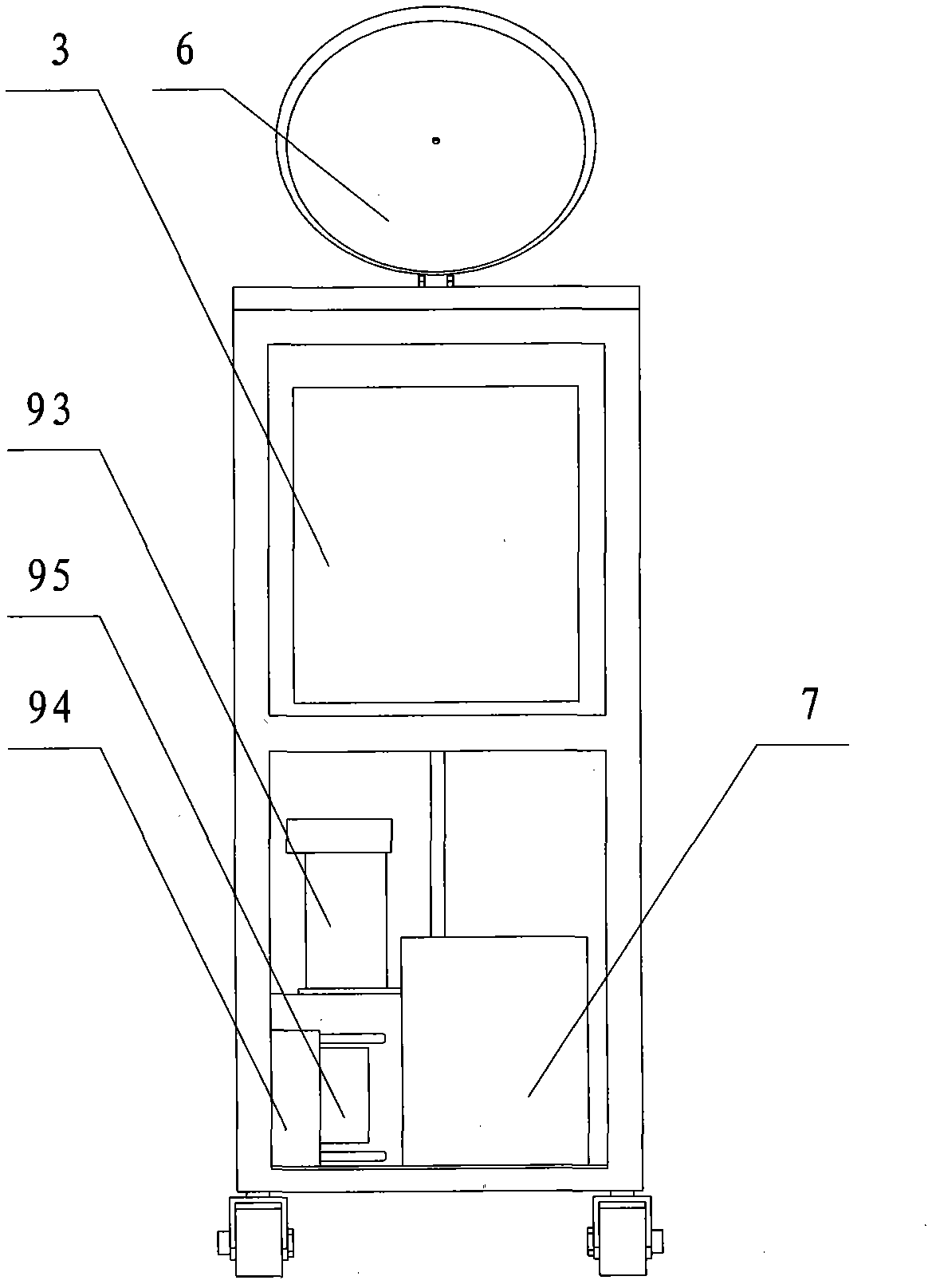 Recovery unit of gear surface processing auxiliary oil