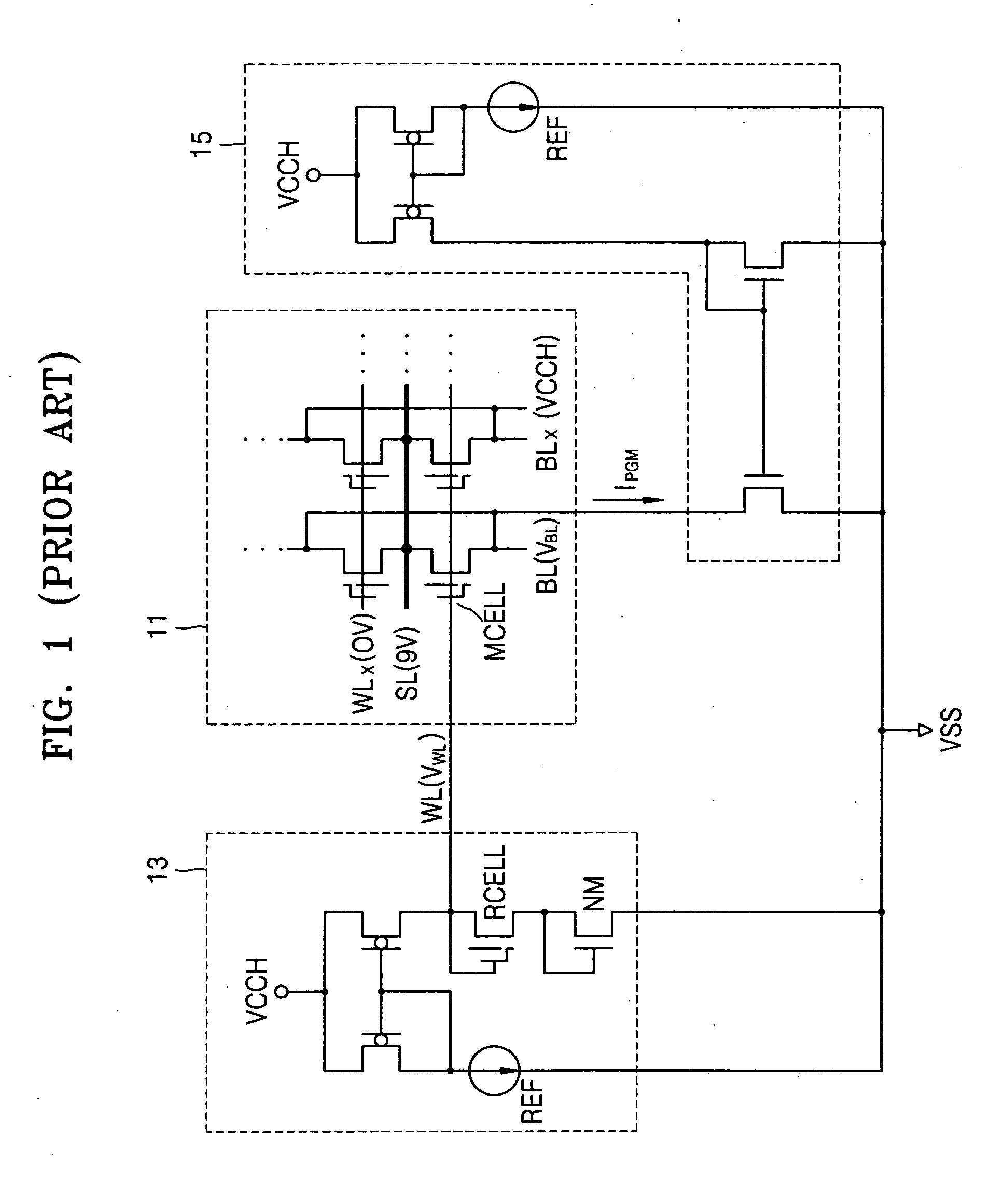 Flash memory device including bit line voltage clamp circuit for controlling bit line voltage during programming, and bit line voltage control method thereof