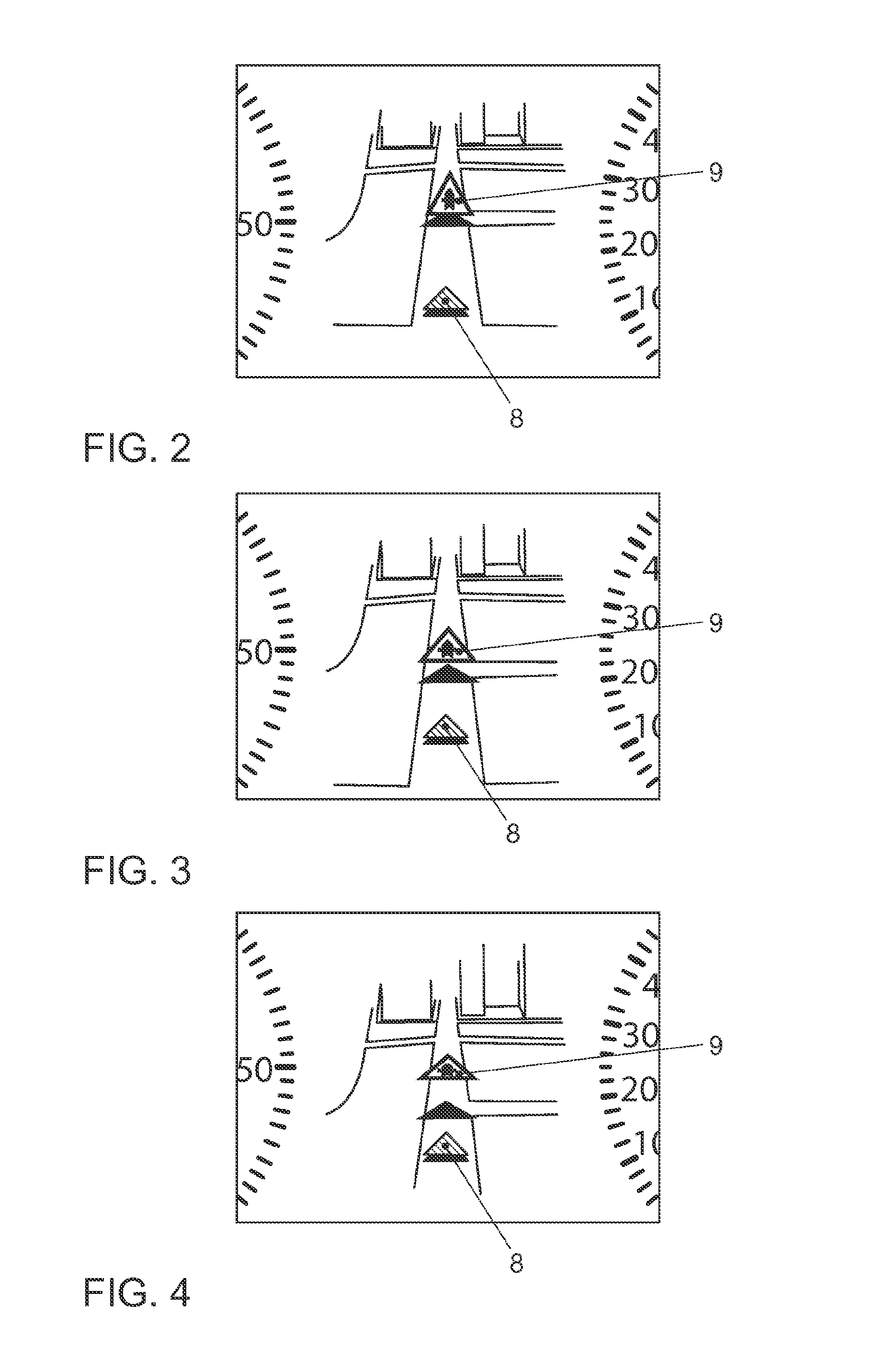 Method and device for displaying information in a vehicle