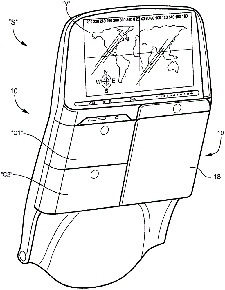 Laterally-expanding tray table