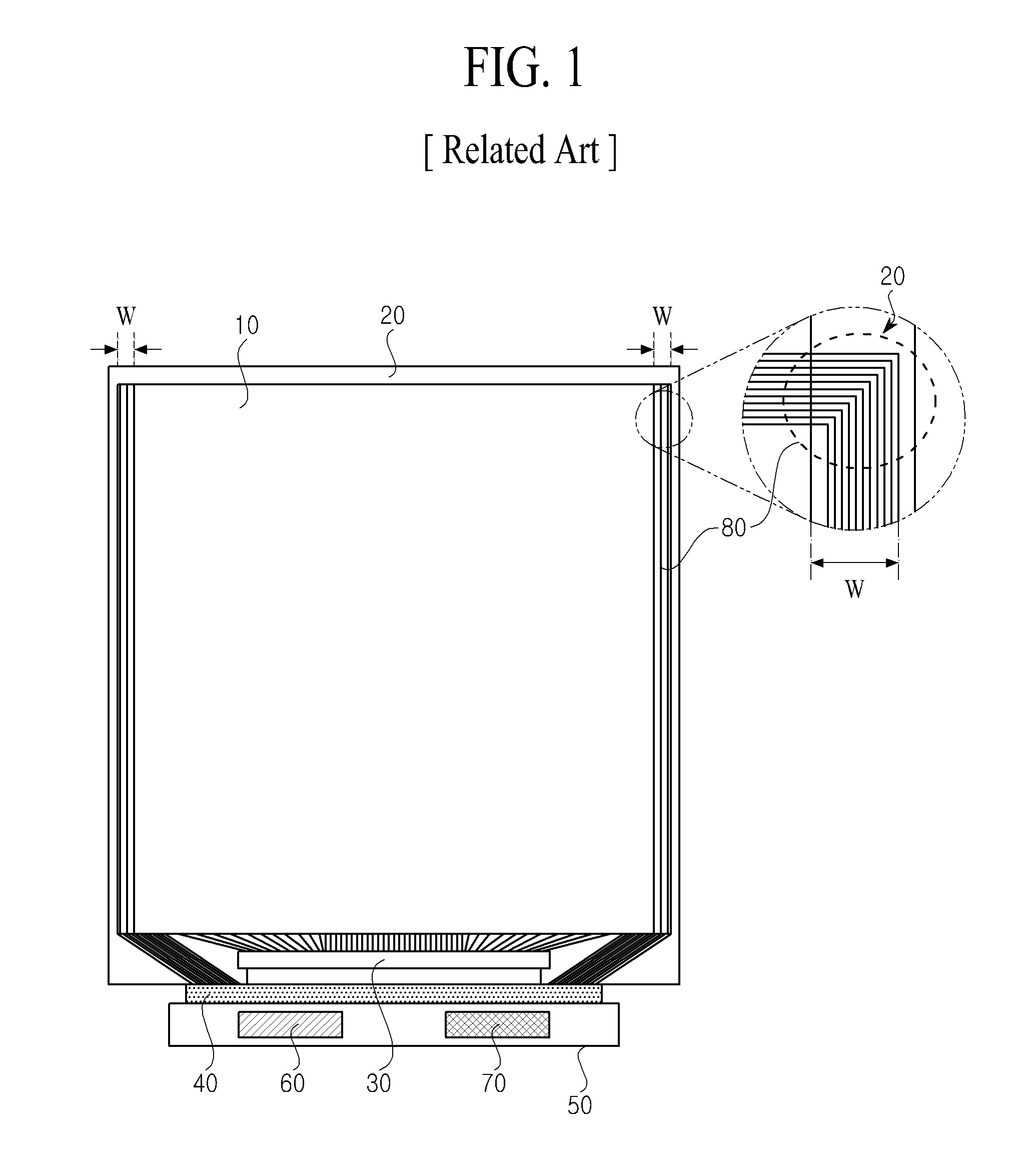 Display Device Integrated with Touch Screen