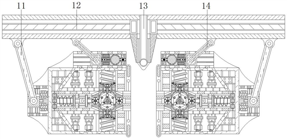 Auxiliary equipment capable of automatically adjusting clamping force, preventing clamping marks and improving preparation quality for furniture manufacturing