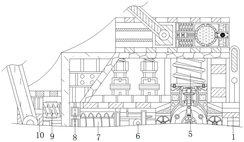 Auxiliary equipment capable of automatically adjusting clamping force, preventing clamping marks and improving preparation quality for furniture manufacturing