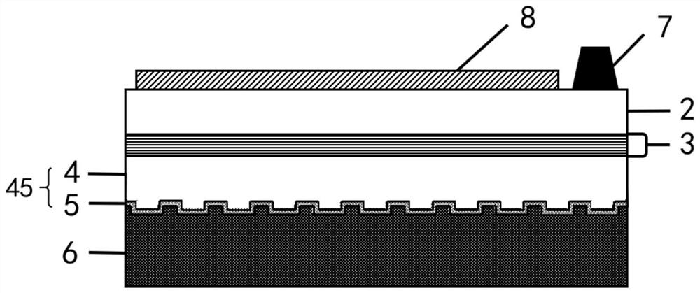 A kind of gallium nitride based resonant cavity light emitting diode and preparation method thereof