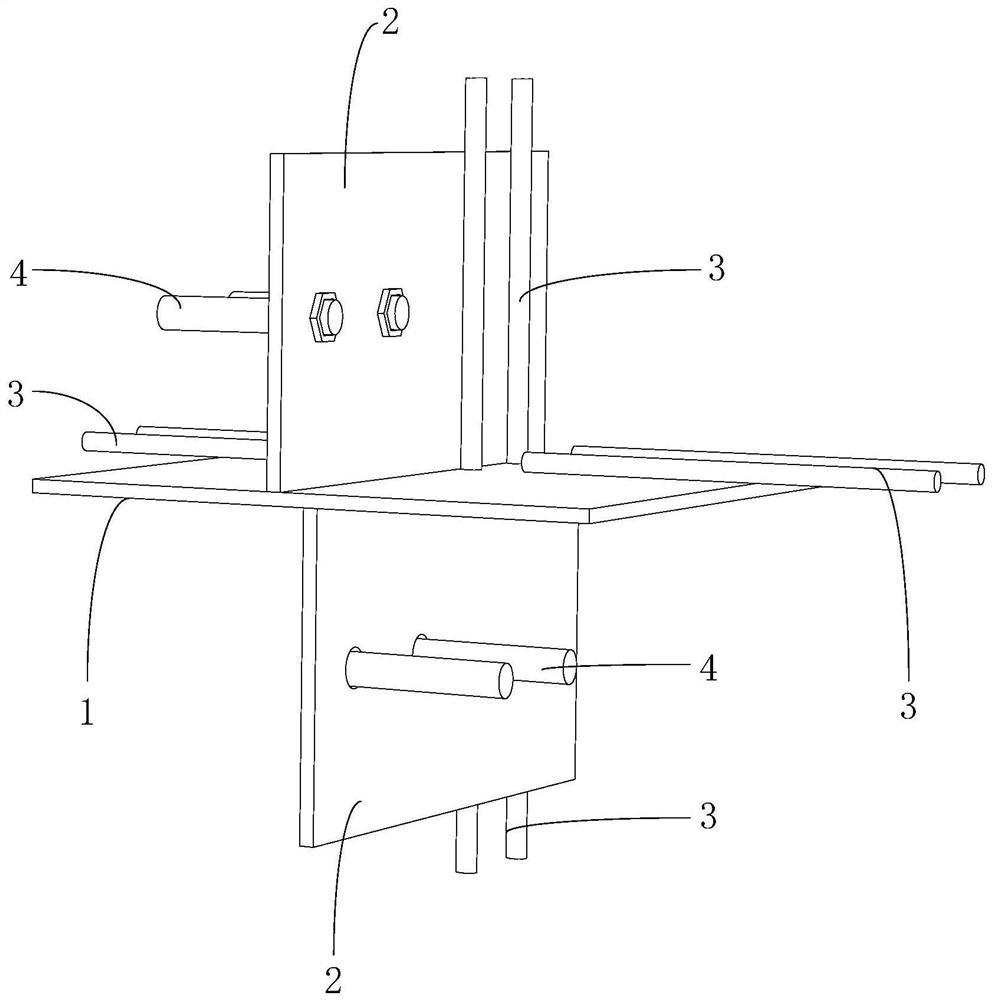 Connecting component for staggered installation of glass bricks and aerated concrete blocks and construction method thereof