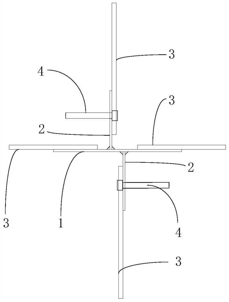 Connecting component for staggered installation of glass bricks and aerated concrete blocks and construction method thereof