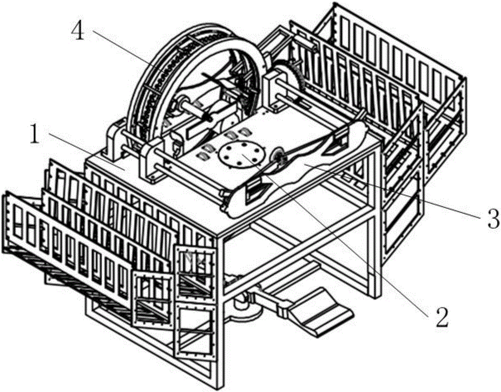 Horizontal winding packaging machine