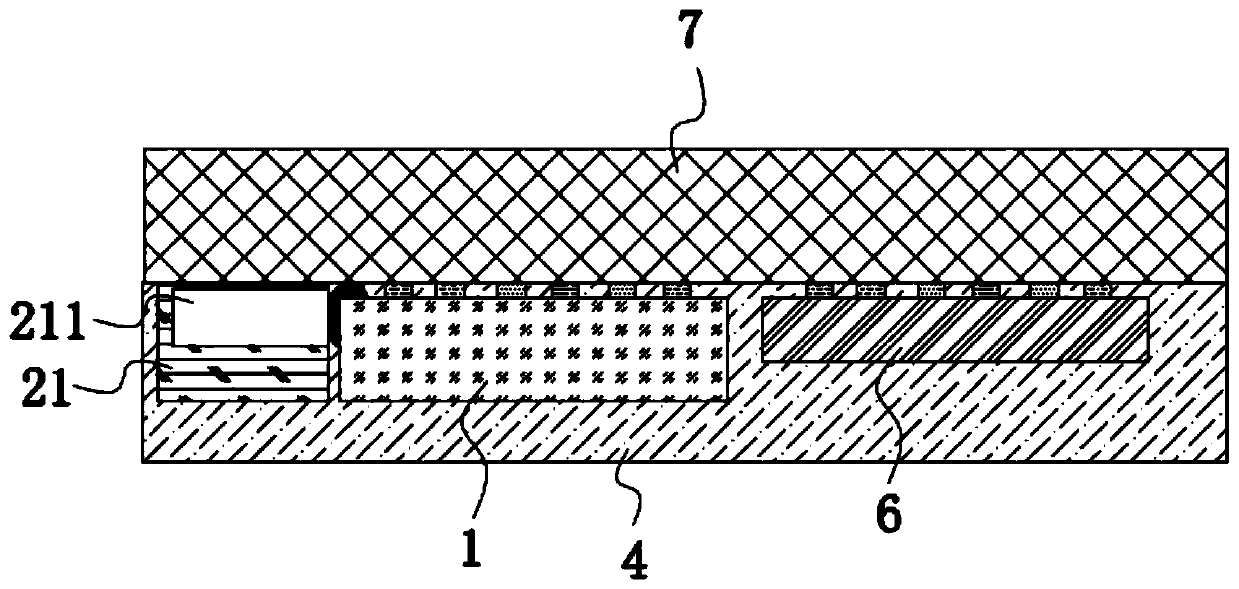 Edge coupling photoelectric device packaging structure and preparation method thereof