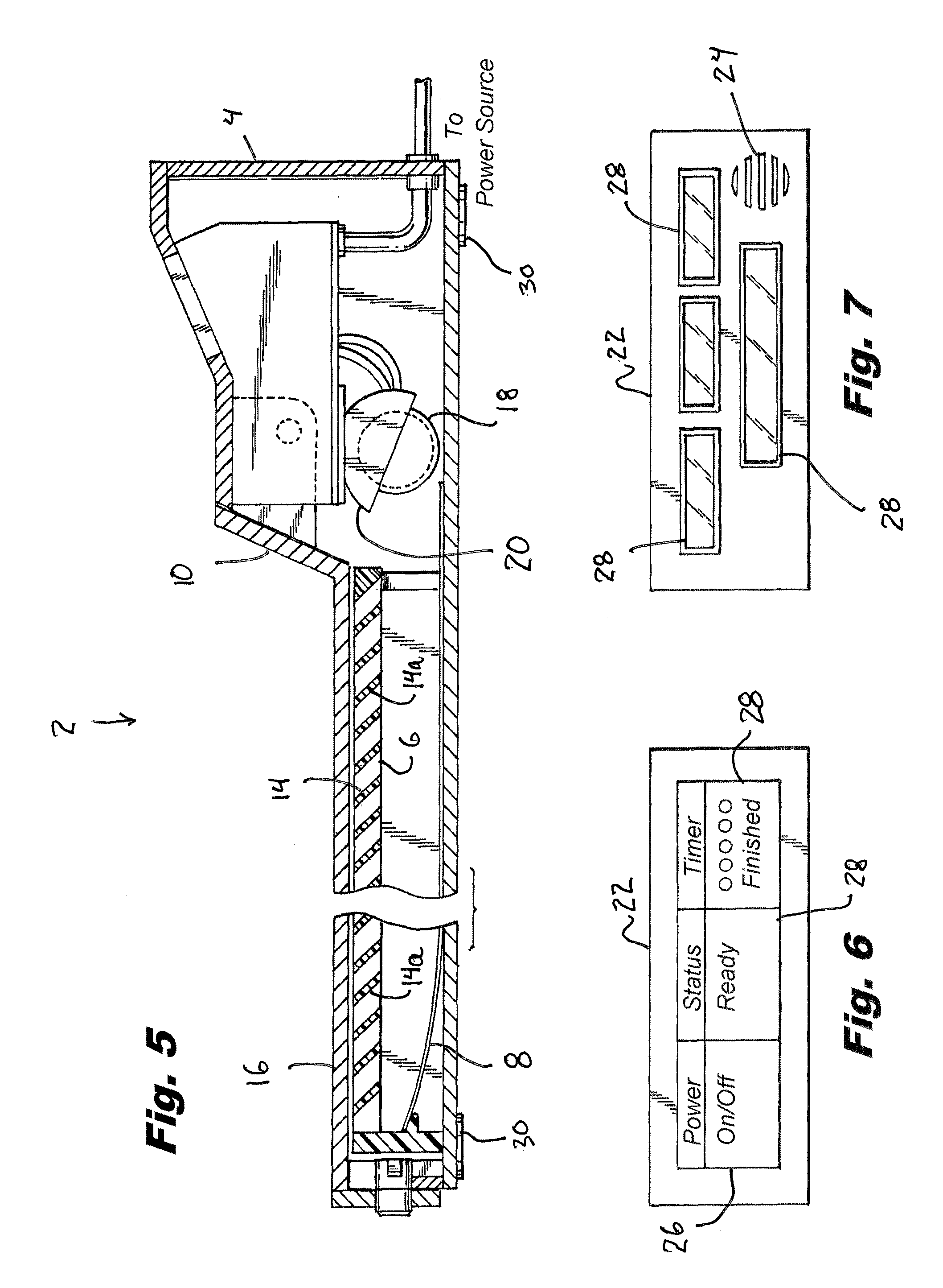 Apparatus for destroying pathogens associated with footwear