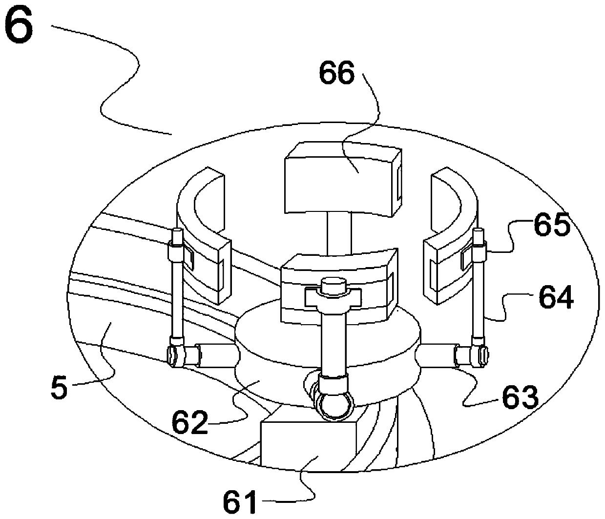 Intelligent assembly equipment for front cover of new energy motor