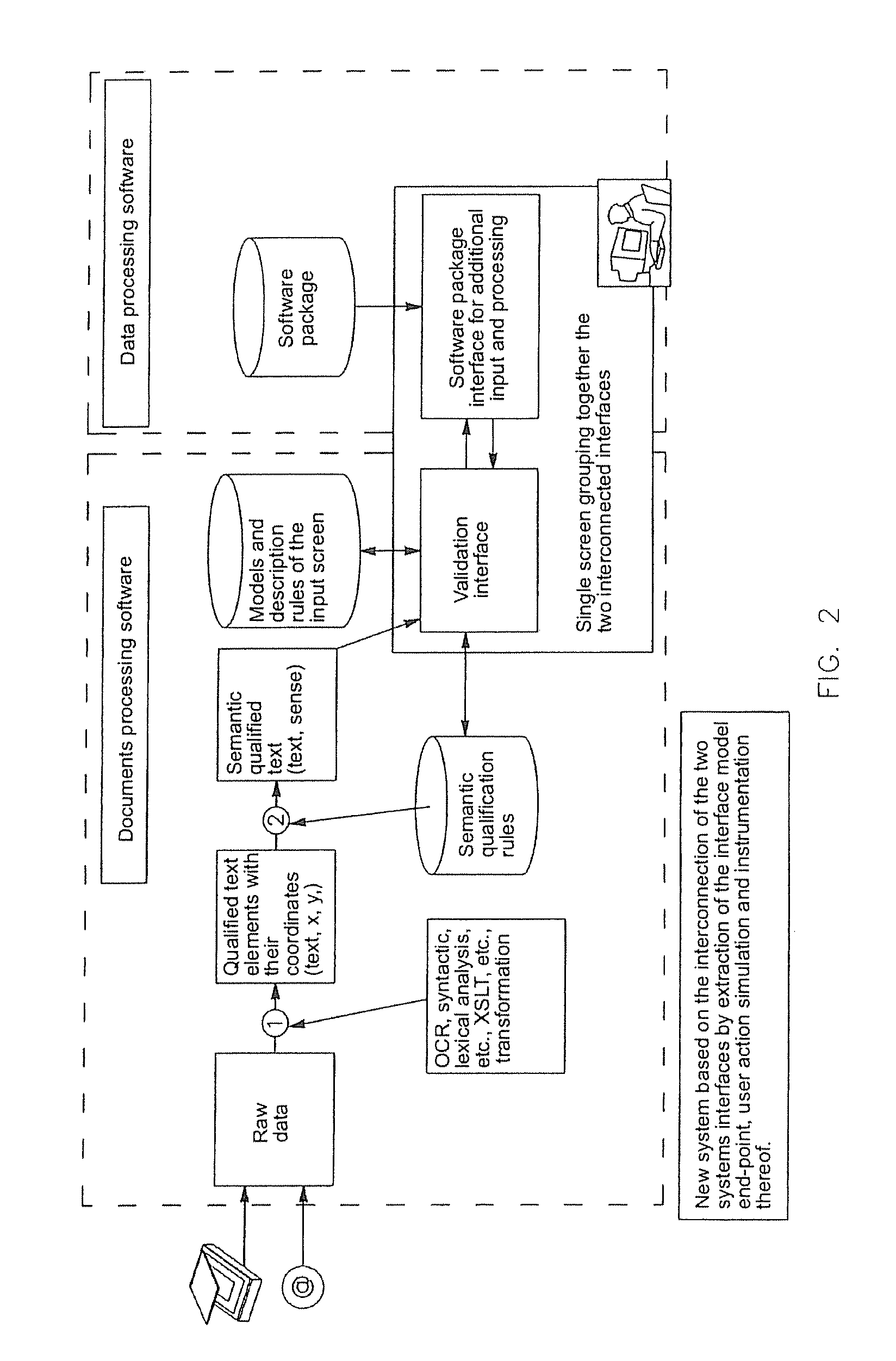 Method and system for aided input especially for computer management tools