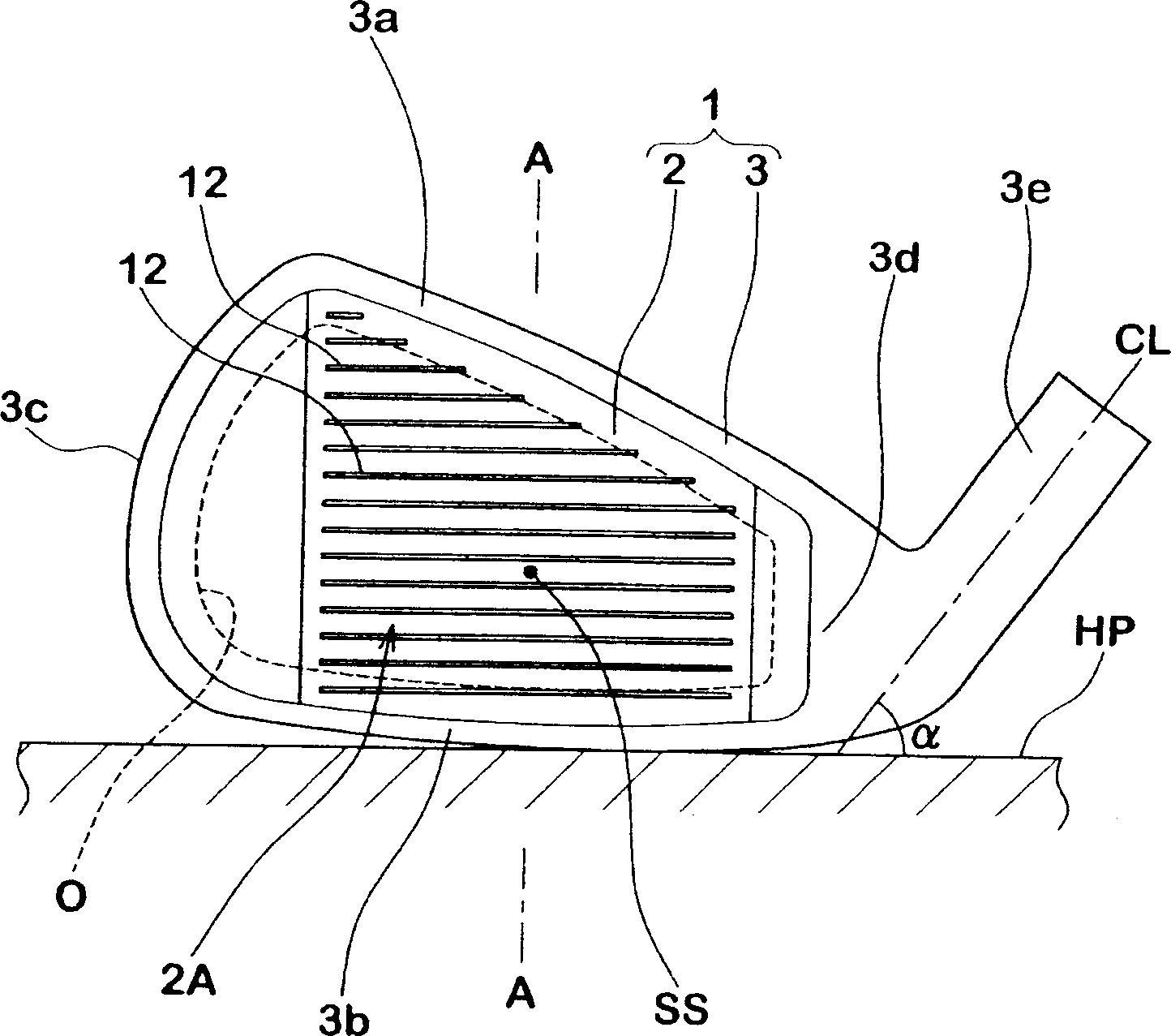 Iron type golf club head