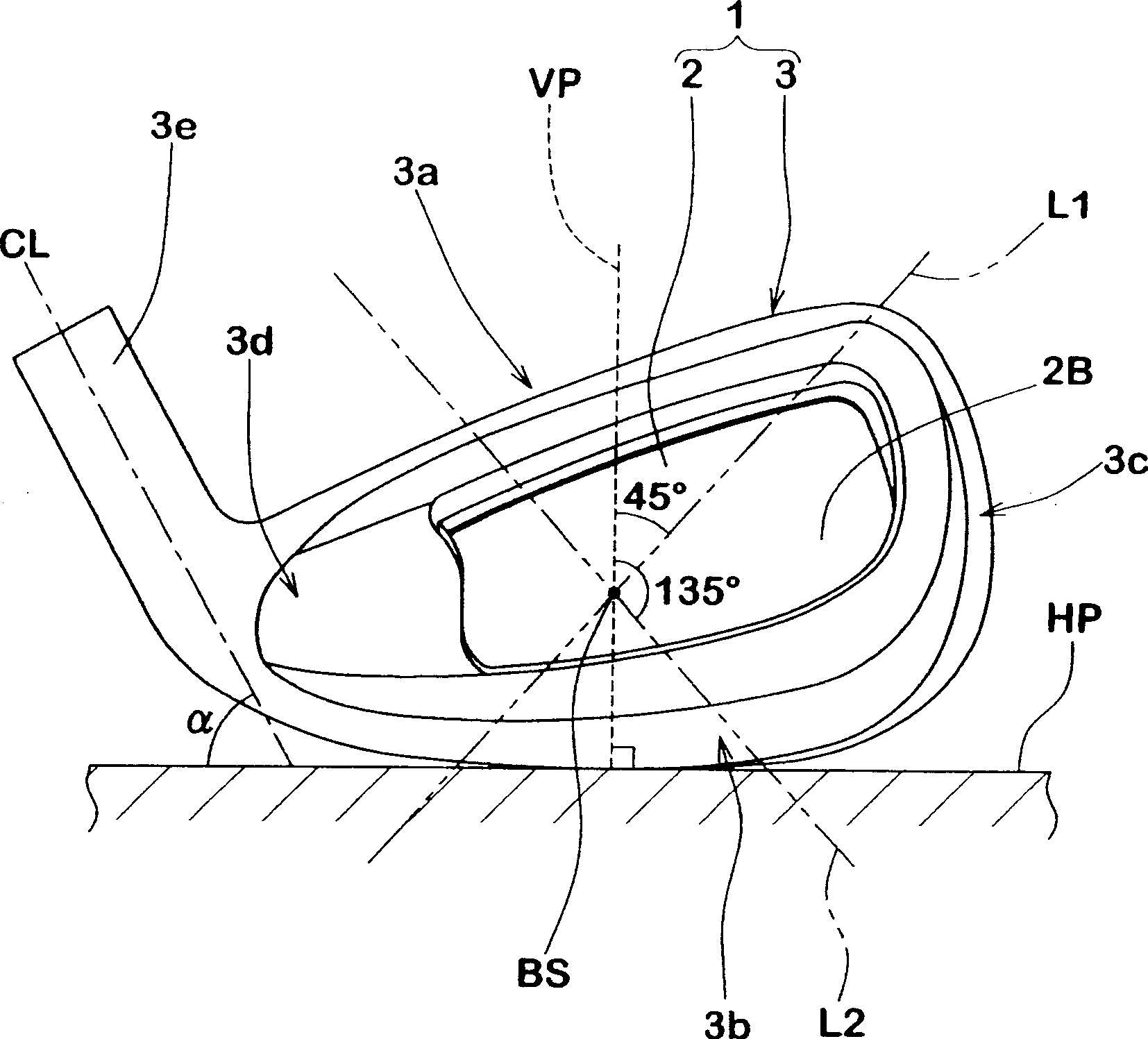 Iron type golf club head