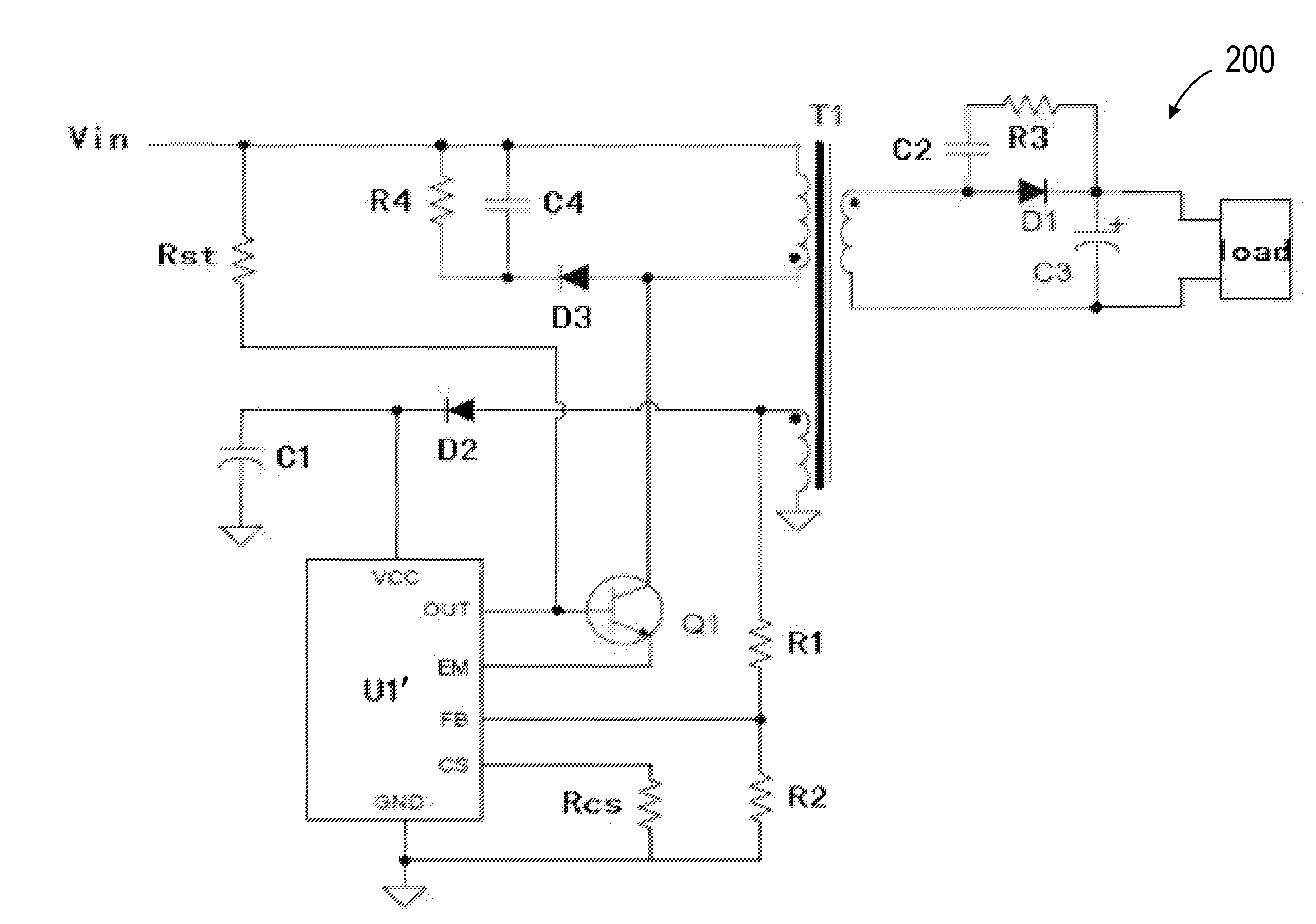 Fast startup control circuit for switch mode power supply