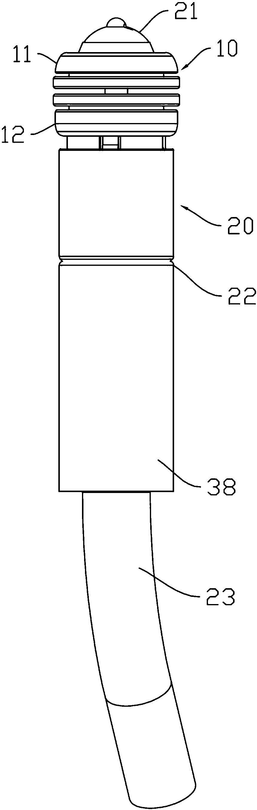 Push-up assembly tool for magnetic force anastomat