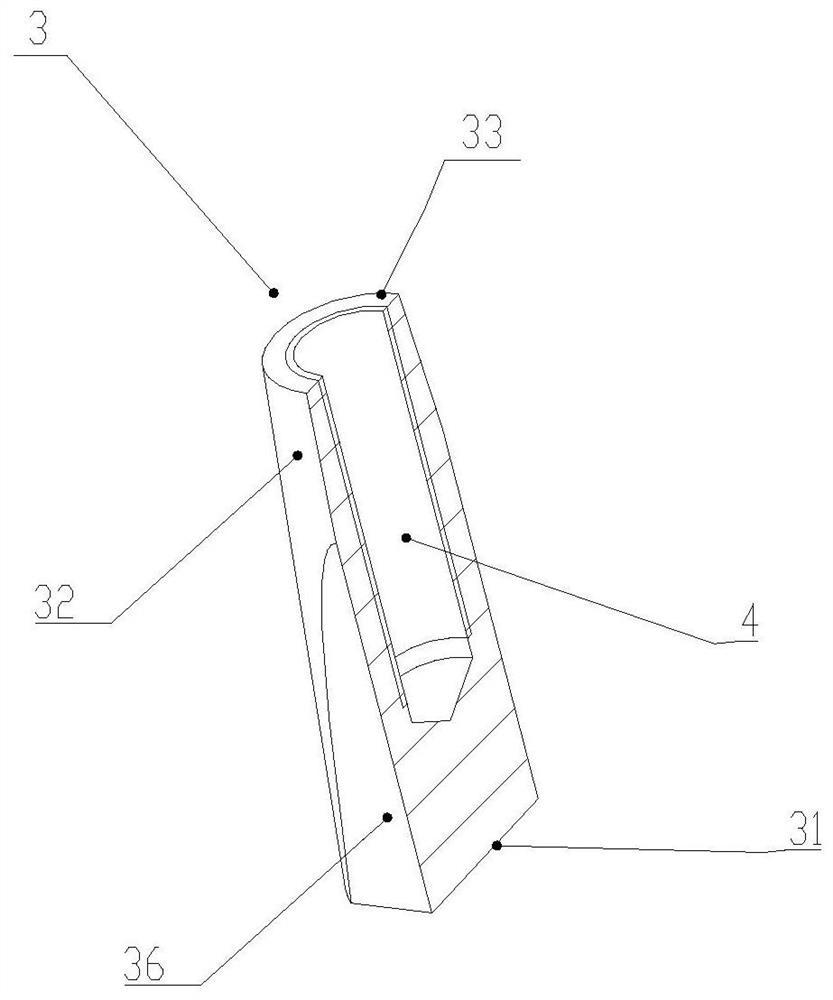 Connecting structure of composite material joint