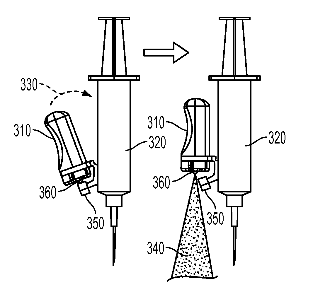 Topical anesthetic and antiseptic dispensing device