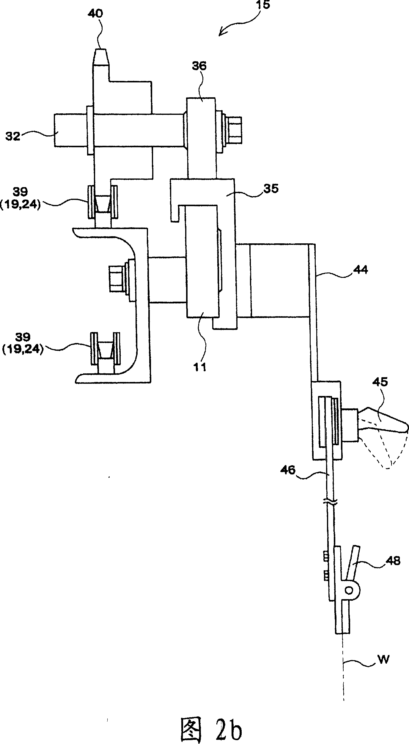 Surface treatment device, transport hanger and transport method for transport hanger