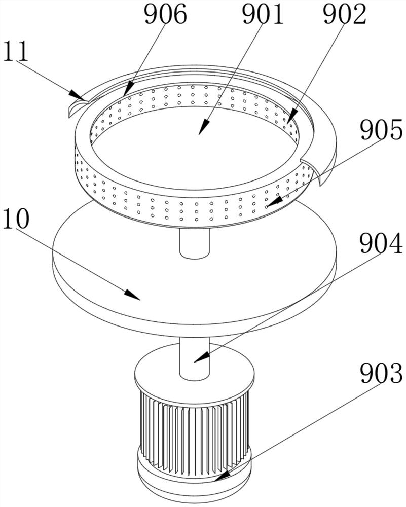 Filling integrated sewage recovery device for variable pipeline flow plugging simulation test