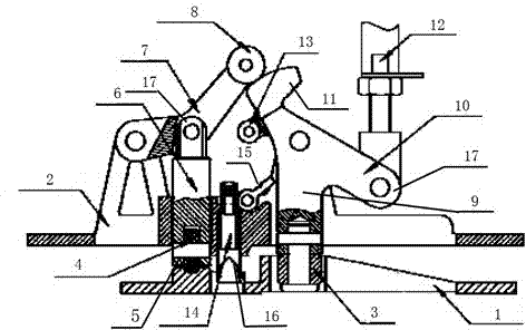 Unhooked anti-touch locking mechanism