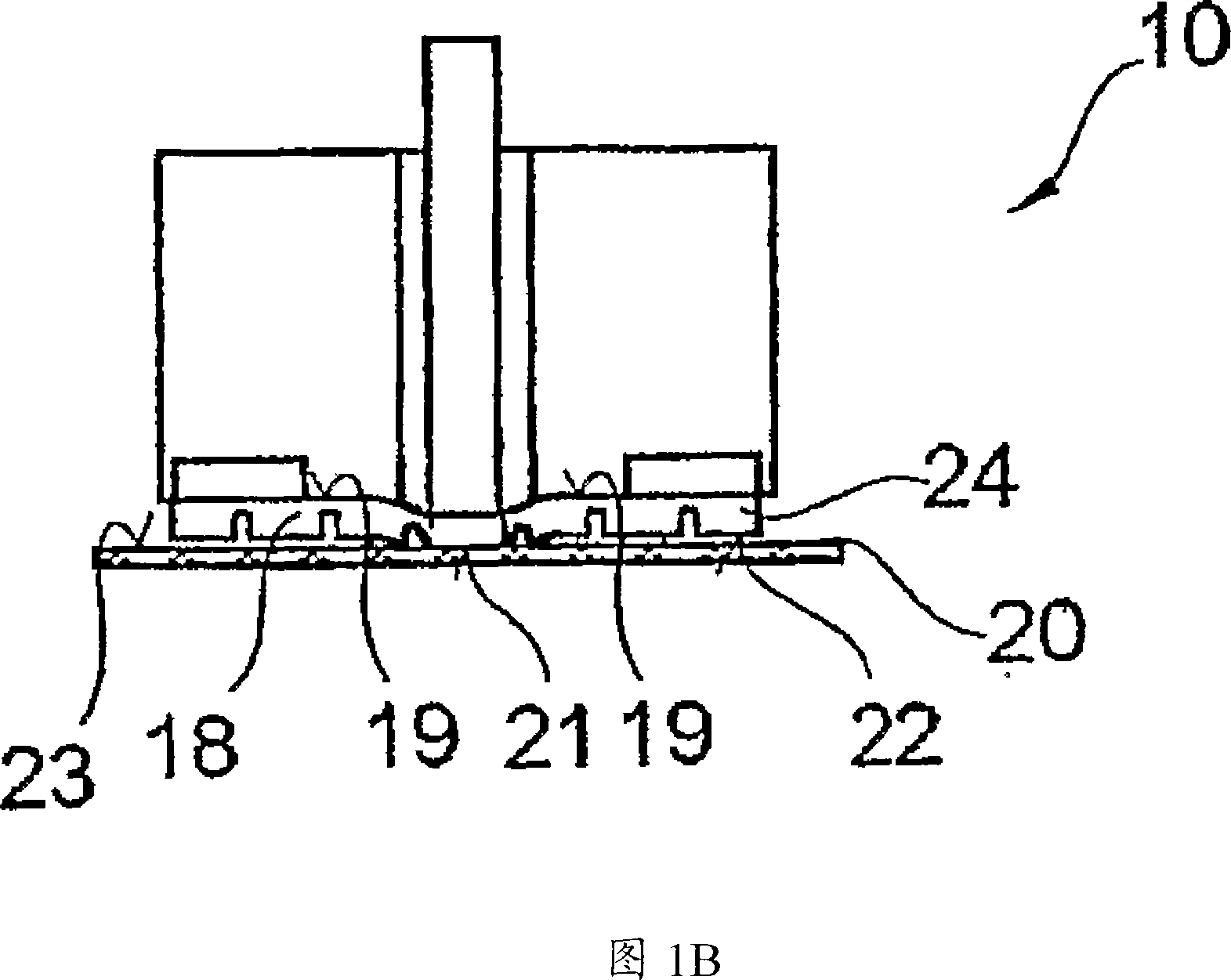 Method and device for transferring a chip to a contact substrate