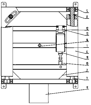 Blended cloth processing deviation rectifying machine