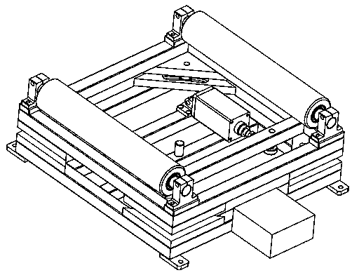 Blended cloth processing deviation rectifying machine