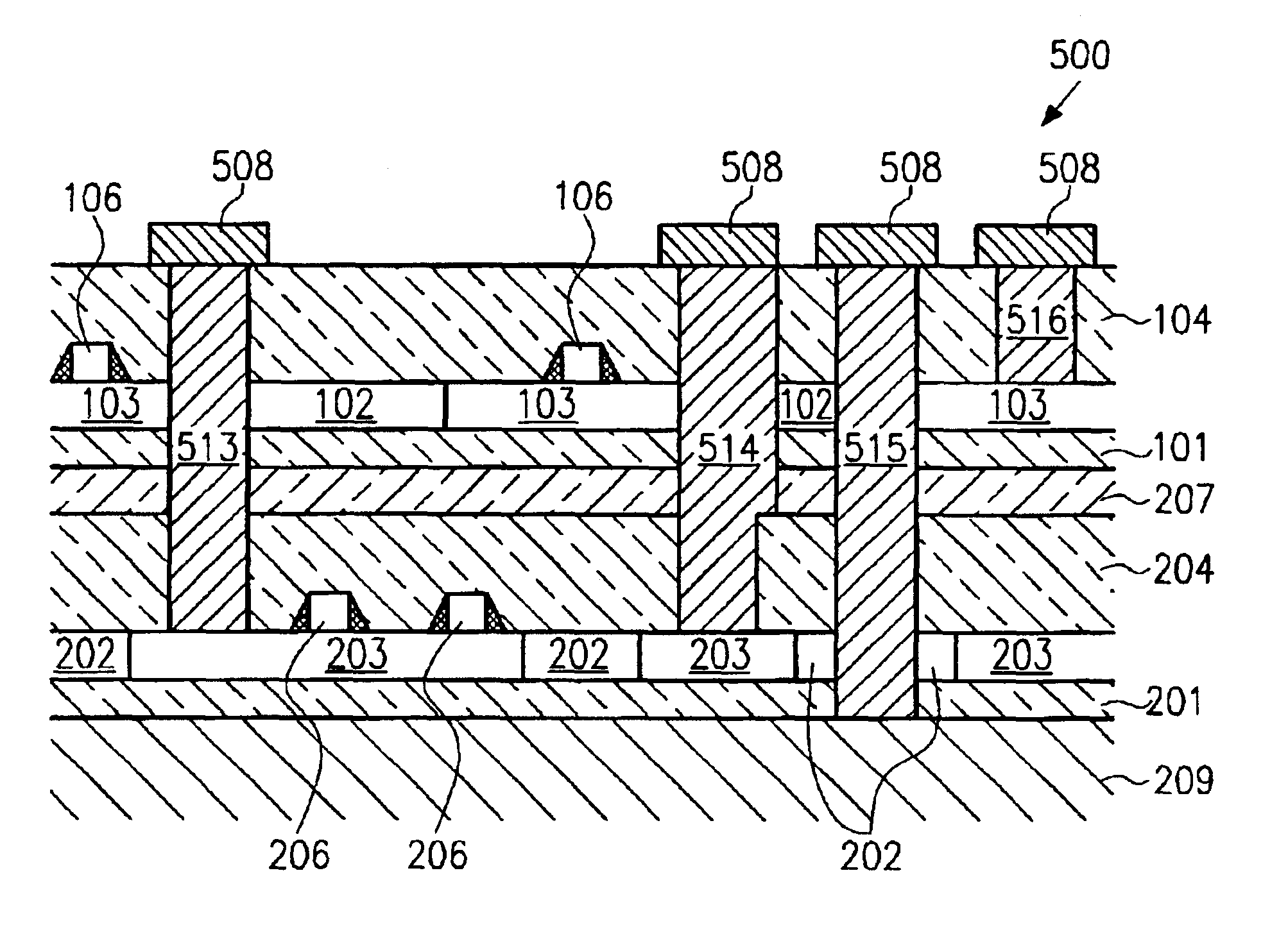 Three-dimensional integrated semiconductor devices