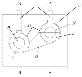 A screw propulsion external heating type coal dry distillation device