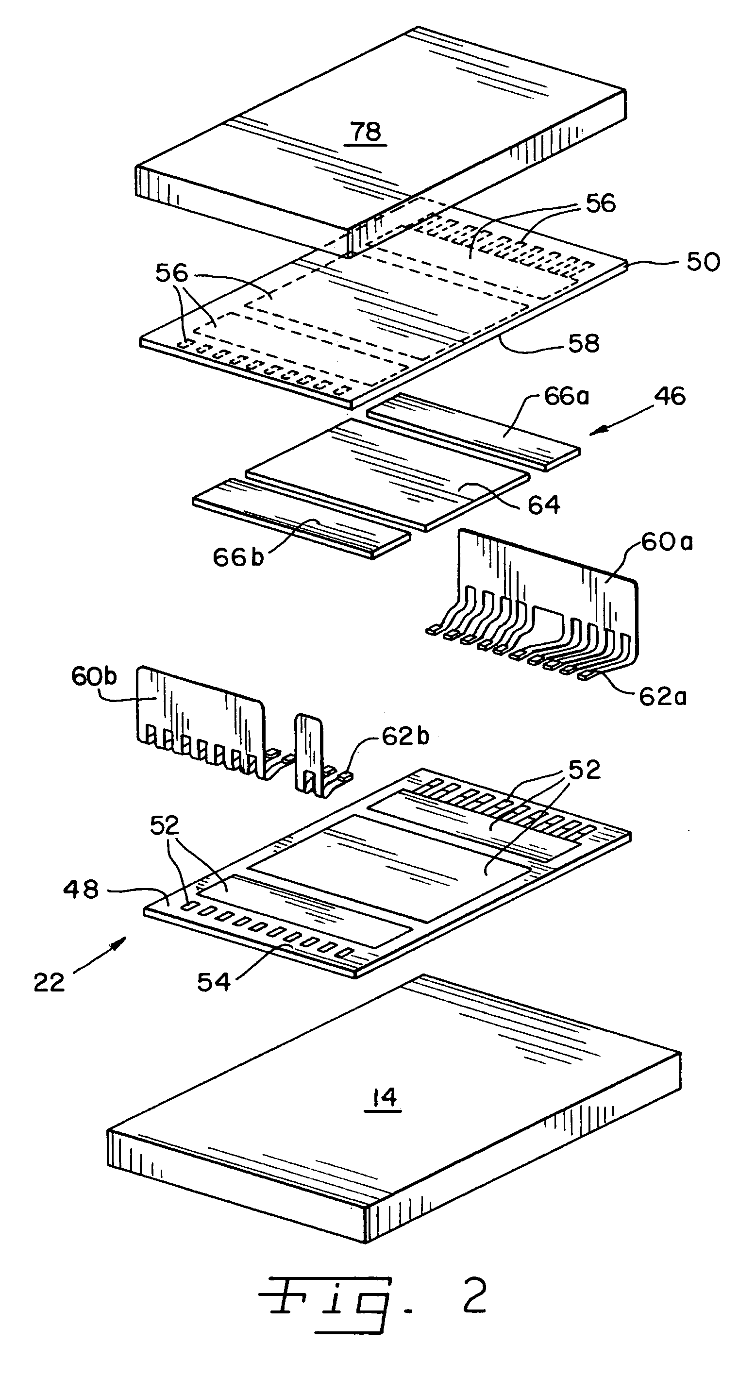 High power electronic package with enhanced cooling characteristics
