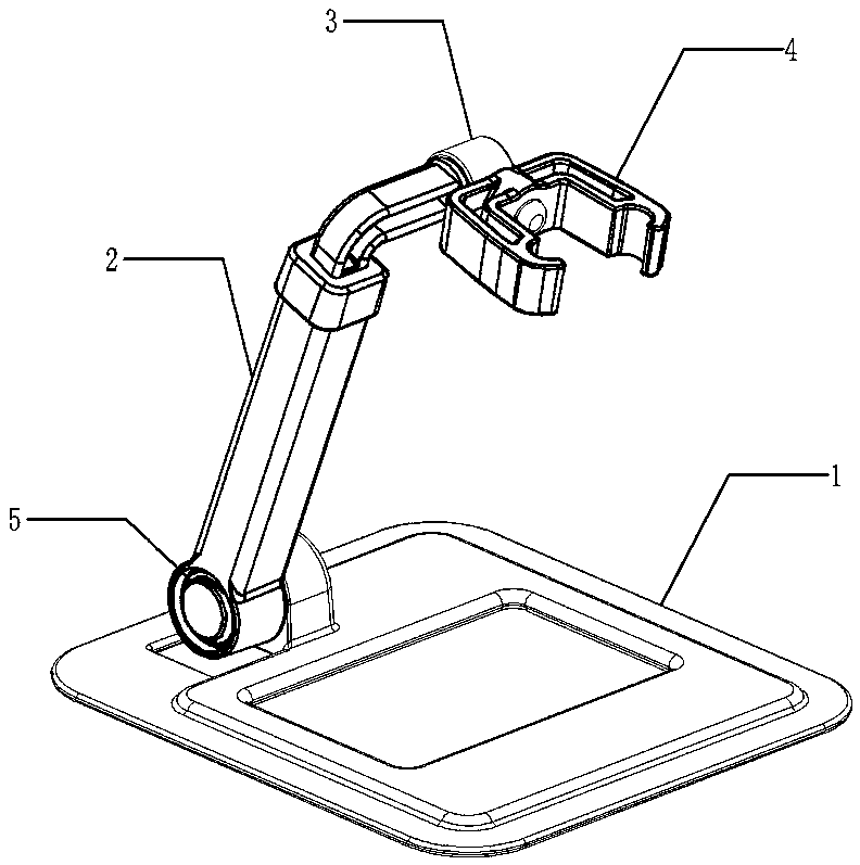 Precision limiting desktop bed type mobile phone holder