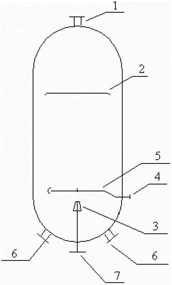 Method for reinforcing mixing effect of hydraulic reactor