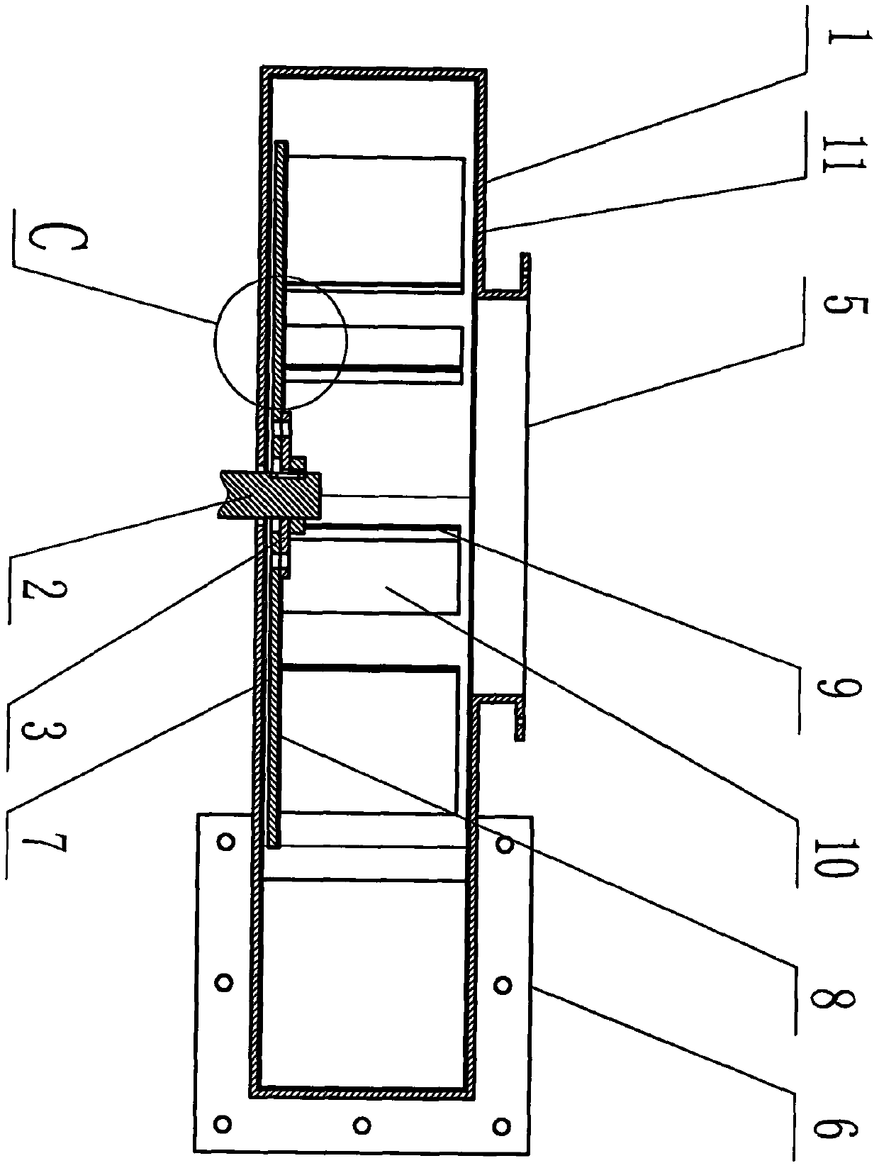 Diatomite selecting throwing machine device