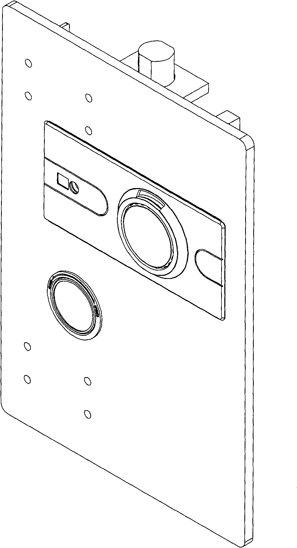 Contractible mechanical coded lock device