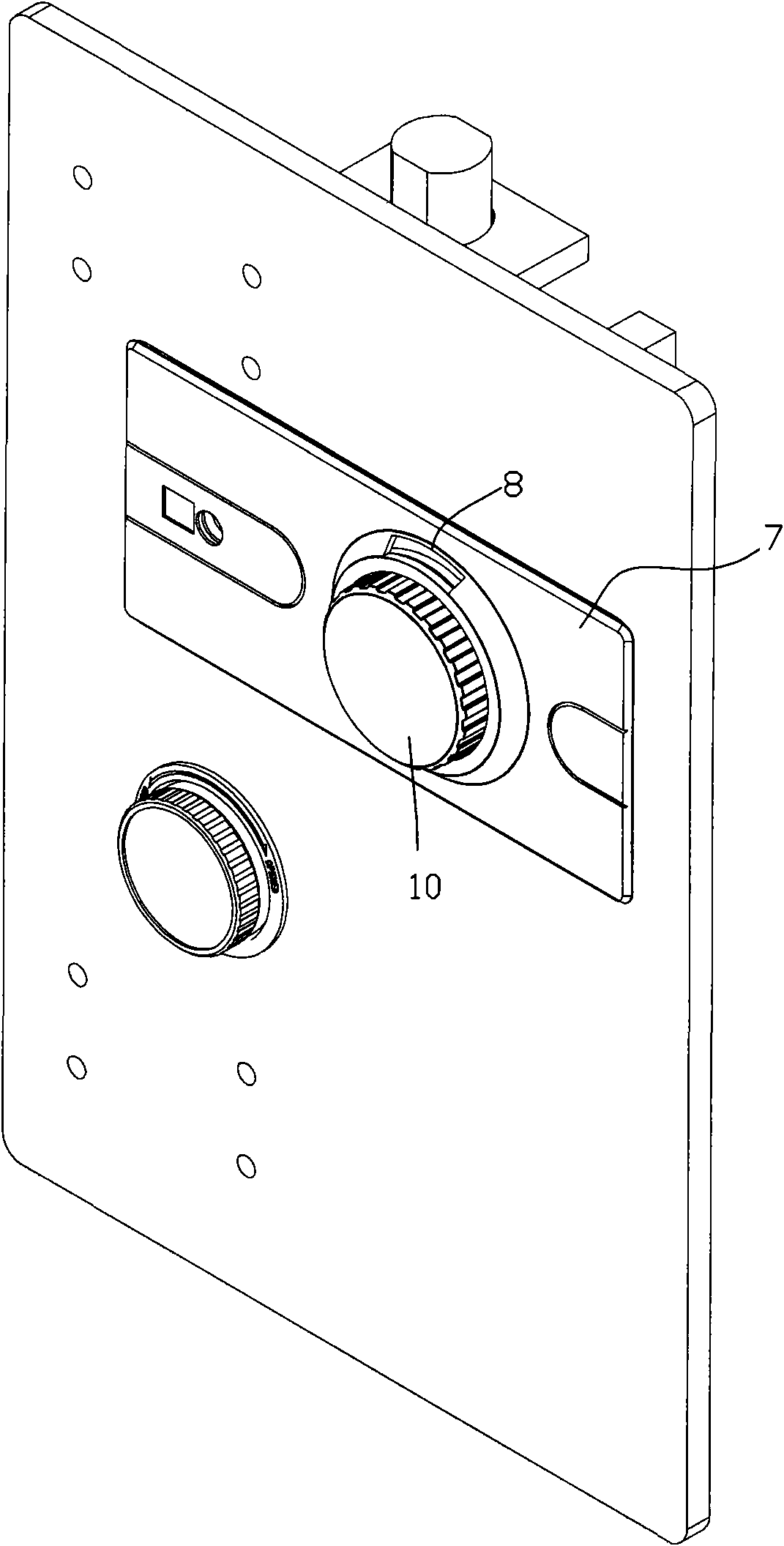 Contractible mechanical coded lock device