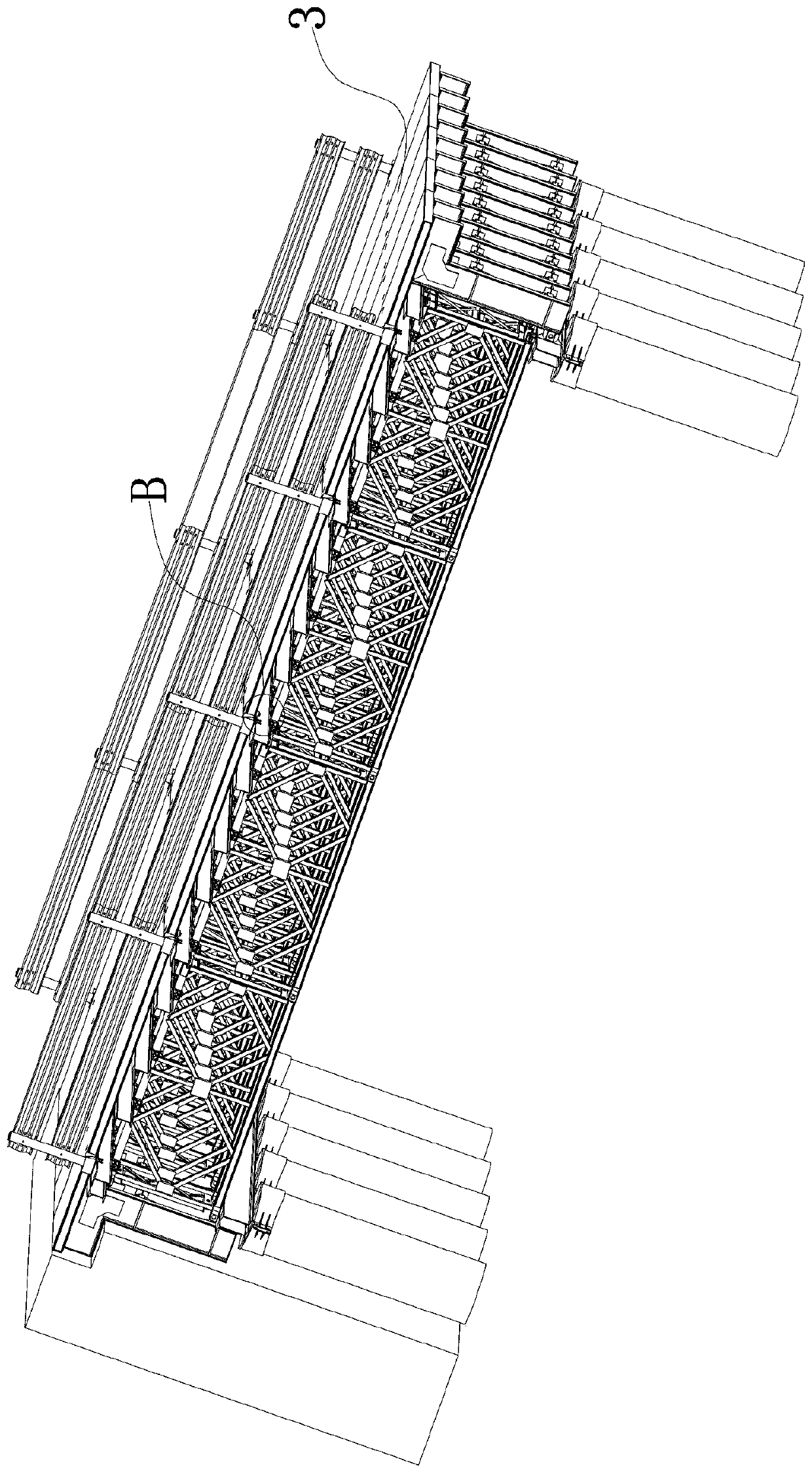 Steel bridge installed through prefabricated bridge abutment