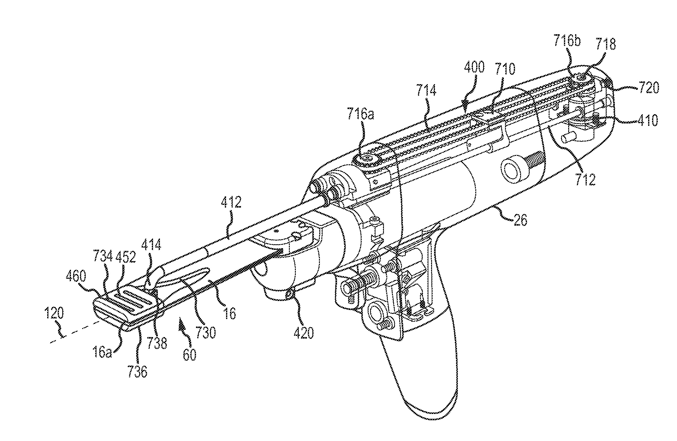 Surgical saw with sensing technology for determining cut through of bone and depth of the saw blade during surgery