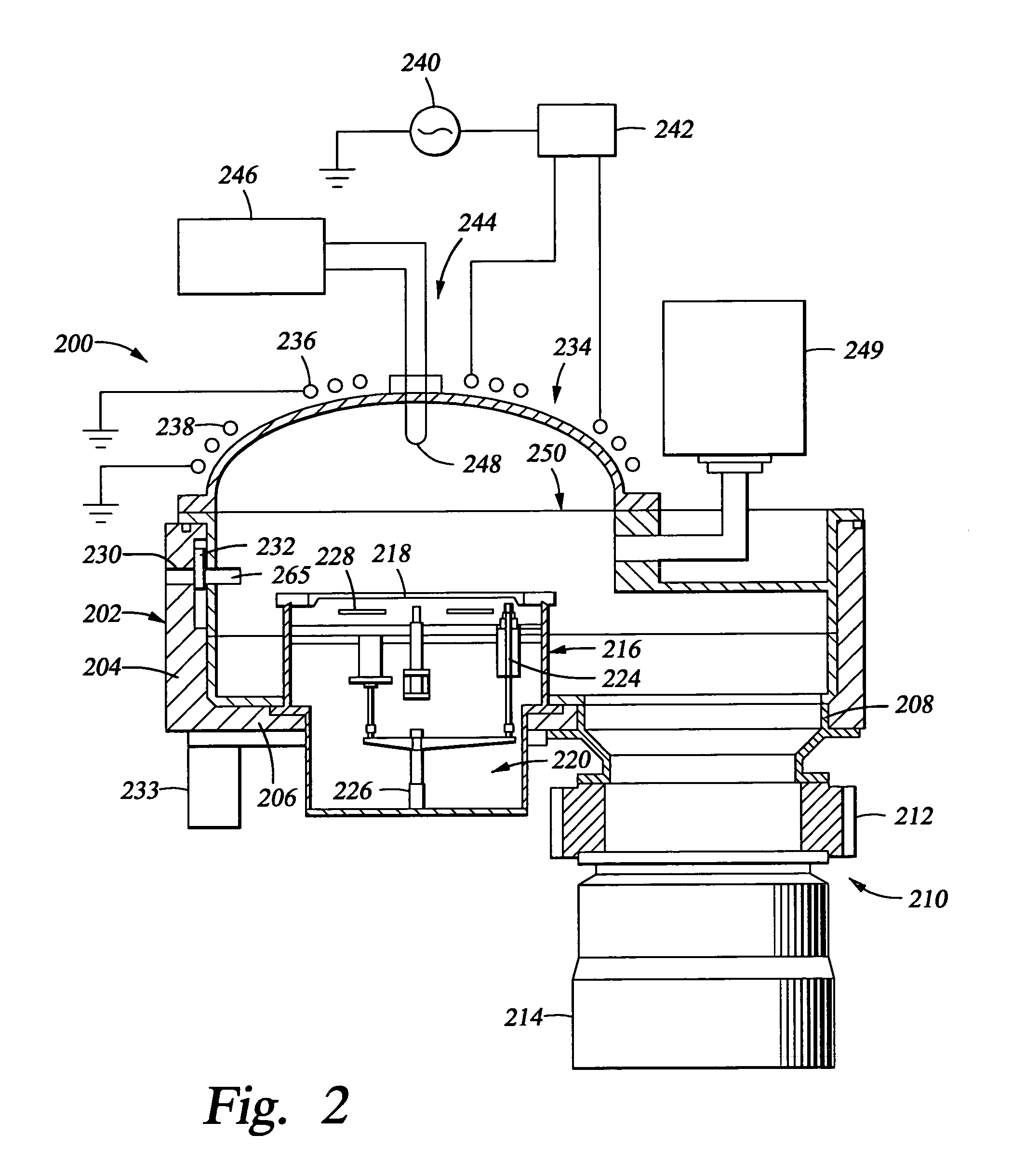 Multi-purpose processing chamber with removable chamber liner