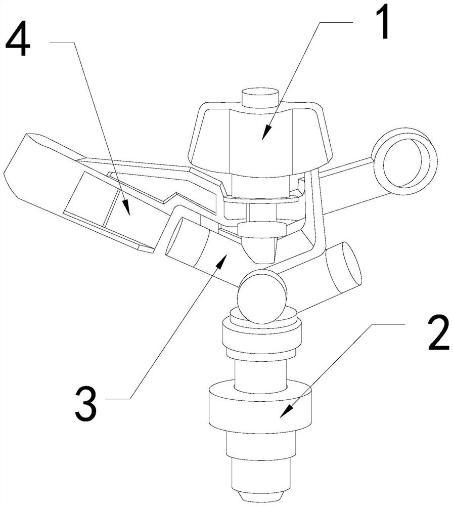 Novel agricultural machinery irrigator