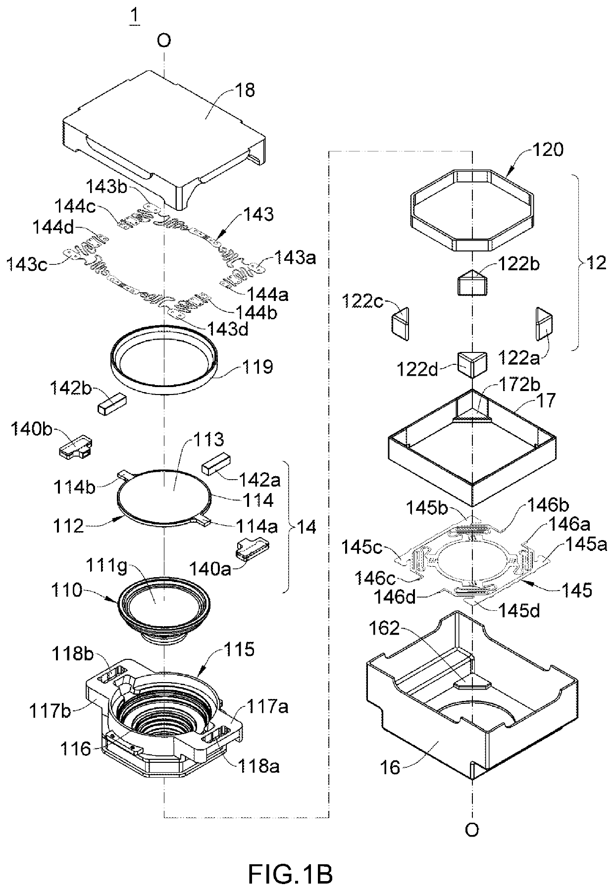 Photographing lens assembly, lens assembly driving module and electronic device