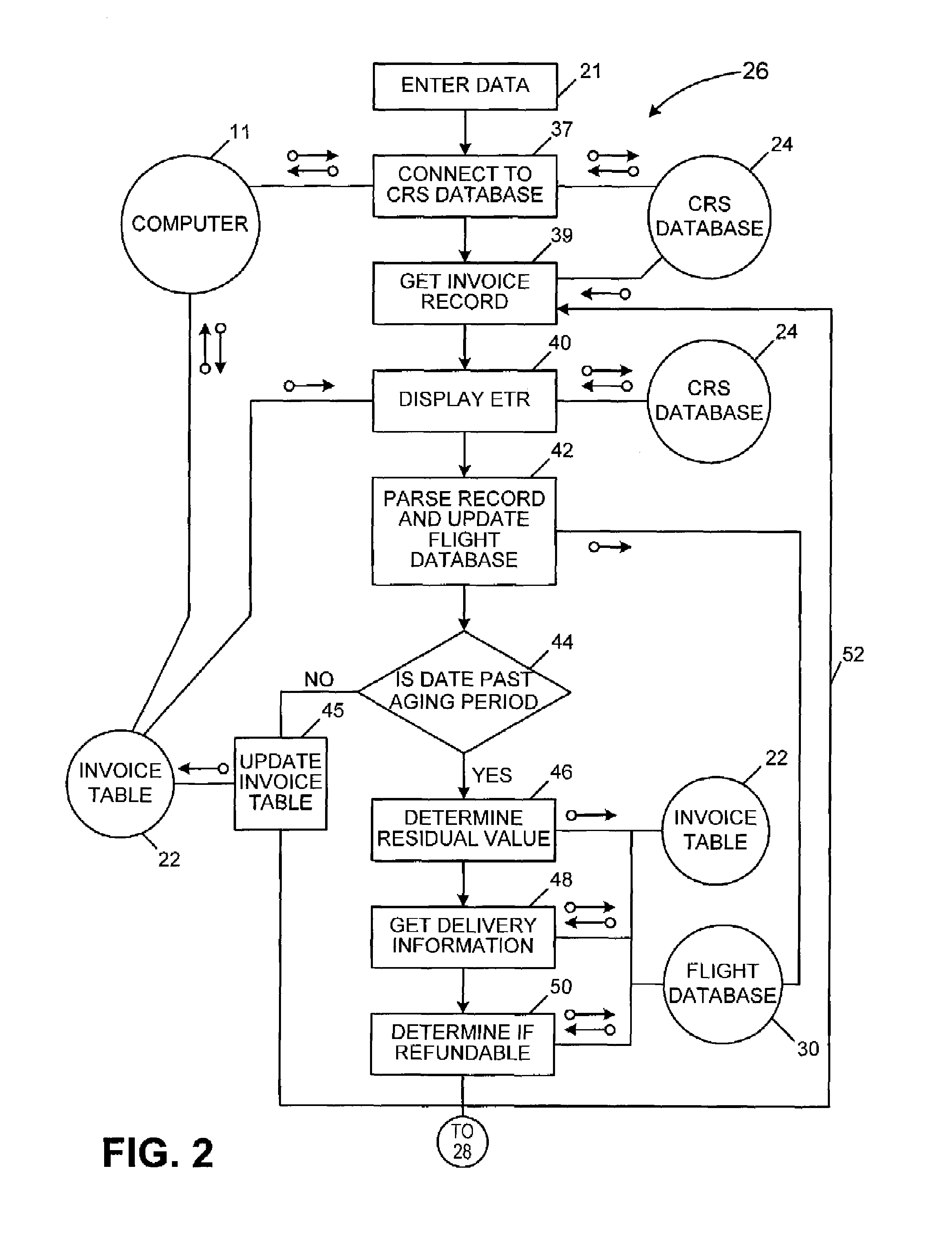 Ticket tracking and refunding system and method