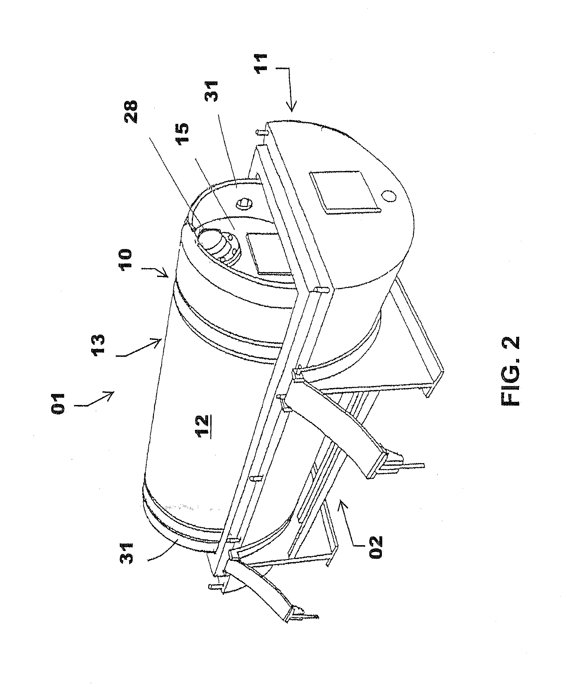 System for storage and transport of uranium hexafluoride