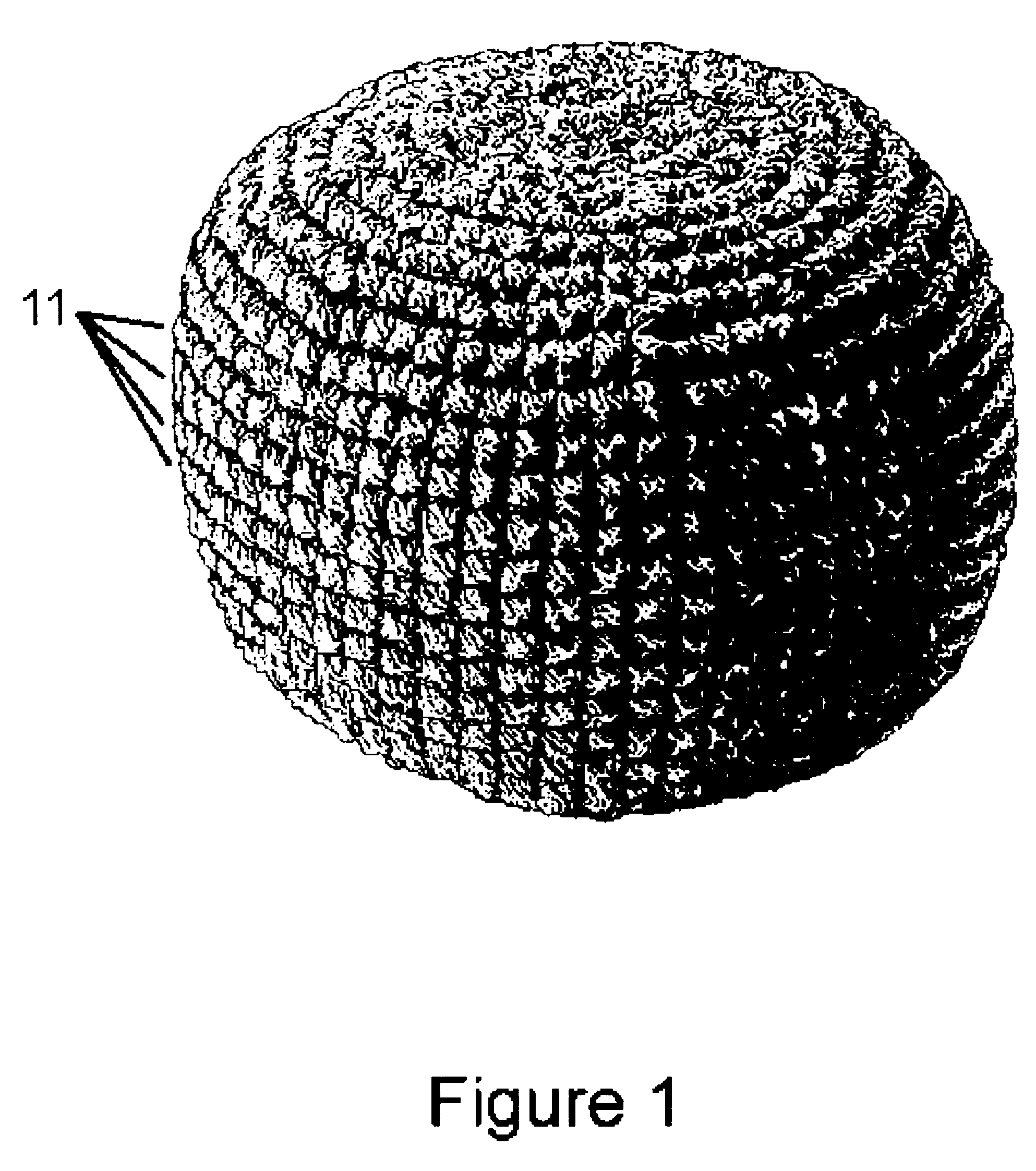 Spherical crocheted object having embroidery and the method of manufacture thereof